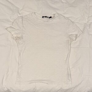 Classic White Women's Baby Tee